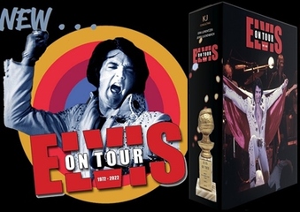 Elvis On Tour 1972 to 2022 50th Anniversary Books by Erik Lorentzen and Jerry Luckenbach
