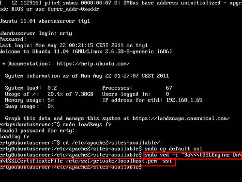 Sécuriser Apache2 avec SSL