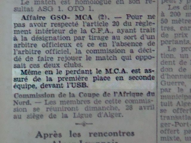 gso-mca à rejouer, et mca champion des équipes  réserves