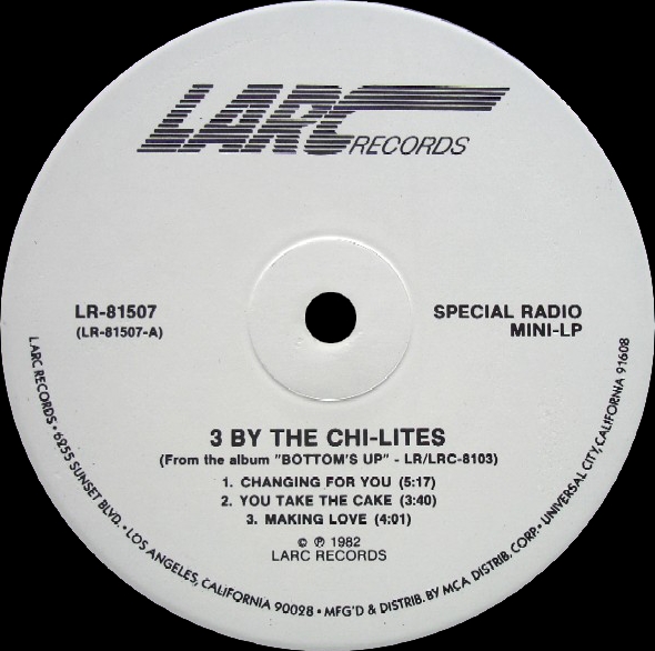 The Chi-Lites : Album " Bottom's Up " LARC Records LR-8103 [ US ] - Blog de  soul quinquin