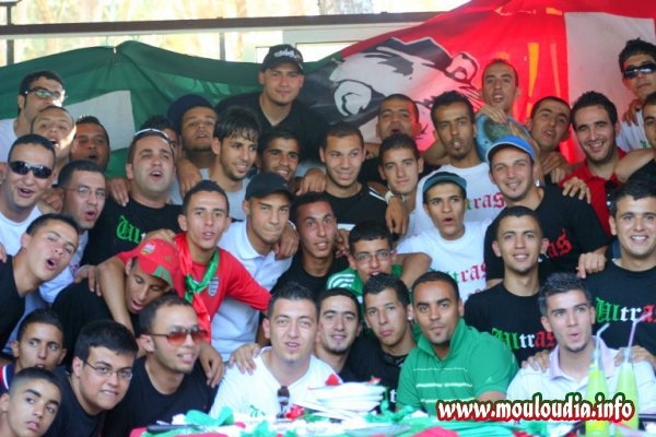 MCA Champion d'Algérie recéption des supporters