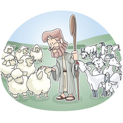 Sermon pour enfants « Servez les autres » sur Matthieu 25 : 31-46 à propos des brebis et des chèvres