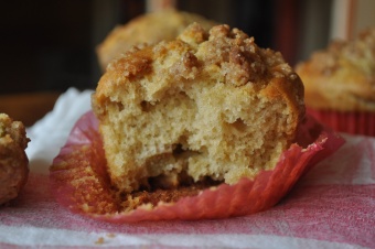 Muffins à la rhubarbe