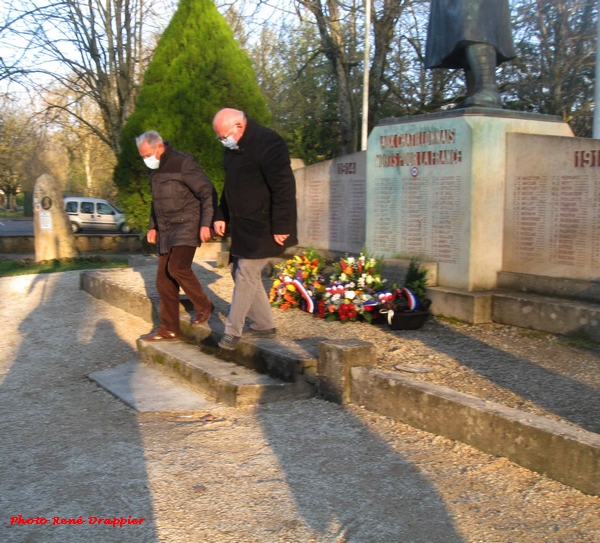 René Drappier a suivi toutes les commémorations du 19 mars dans beaucoup de villages Châtillonnais