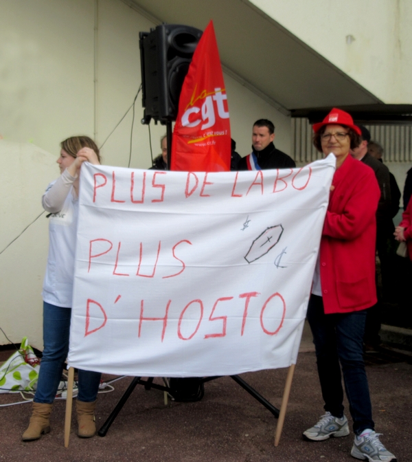 Les Châtillonnais sont venus très nombreux à la Manifestation de soutien des services de notre hôpital !...