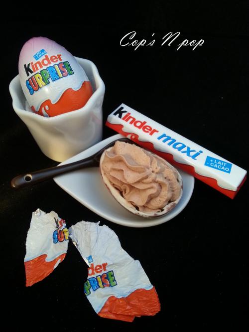 ? Mousse de kinder maxi dans leur coque de kinder surprise ?