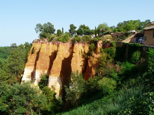 Ocres et village de Roussillon