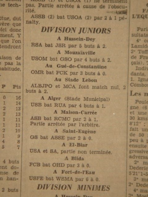 23.11.1930 Juniors ALBJPO-MCA 0-2