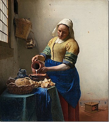 Johannes Vermeer - Het melkmeisje - Google Art Project[2]