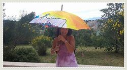 Parapluies colorés en balade... 