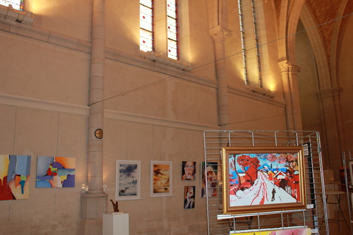 exposition de Saint Memmie avec le groupe créer