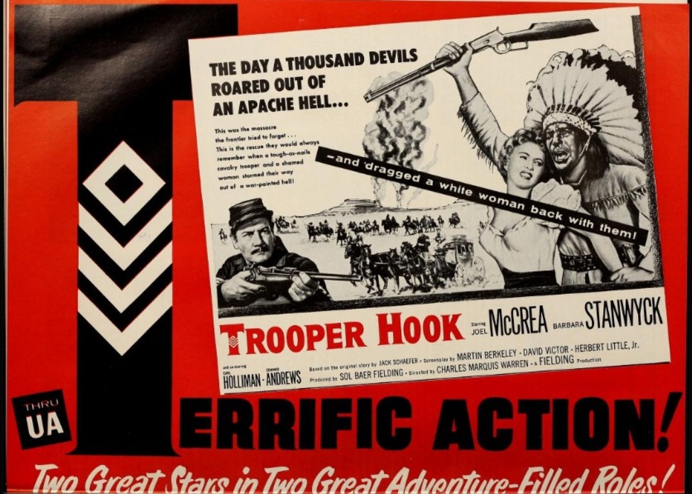 TROOPER HOOK BOX OFFICE USA 1957