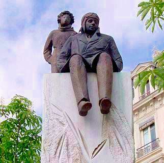 Statue de Antoine Saint-Exupéry et du "Le Petit Prince", Place ...