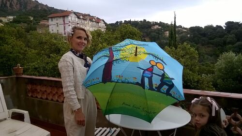 Parapluies sur la Côte d'Azur