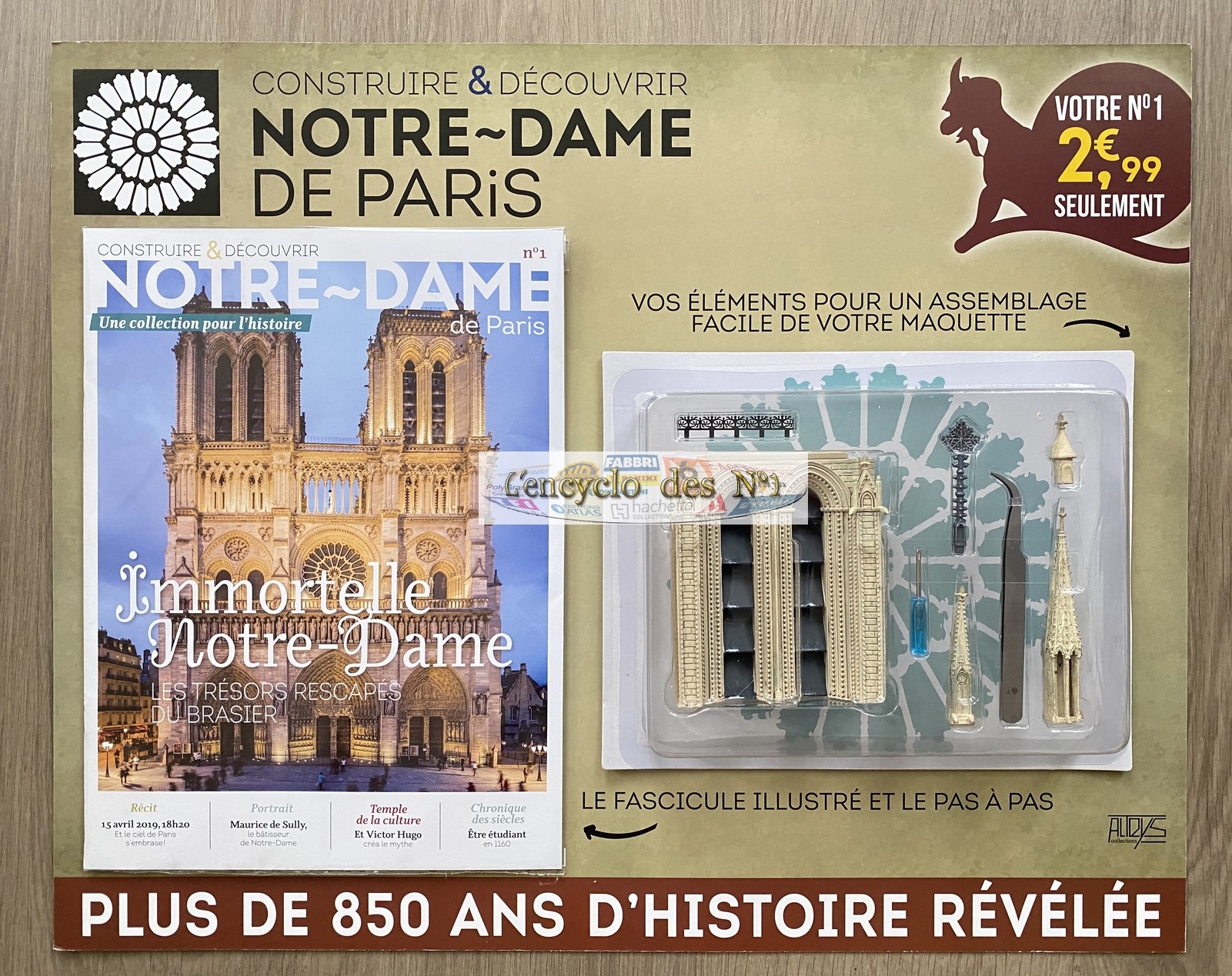 N° 1 Construire et découvrir Notre-Dame De Paris - Test - L' encyclo des N°  1