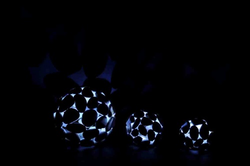 Sphères "Blue light"