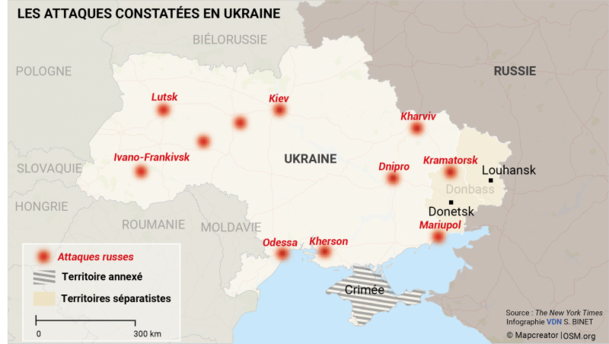 Guerre en Ukraine : les bombardements se poursuivent, au moins 137 victimes  côté ukrainien - La Voix du Nord