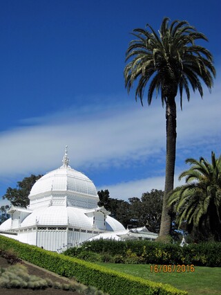 Le conservatoire des fleurs - Golden Gate Park - San Francisco - Californie 1/2