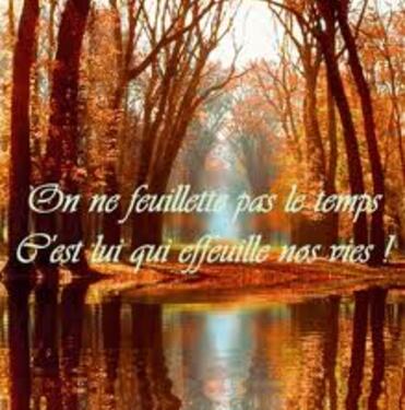                                         ""   VIVONS Au RHYTME L'AUTOMNE!""