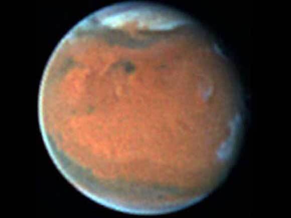 Mars. Tempete de poussiere