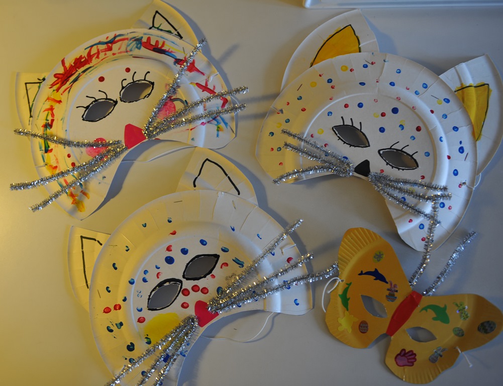 Masques "chat" de carnaval - Les Pious de Chatou (Assistante Maternelle  Chatou