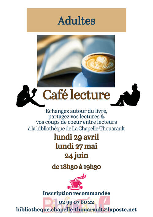 Café Lecture - Lundi 27 avril