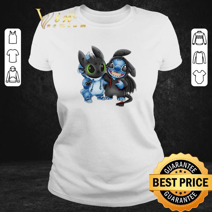 Official Disney Baby Toothless and Baby Stitch shirt