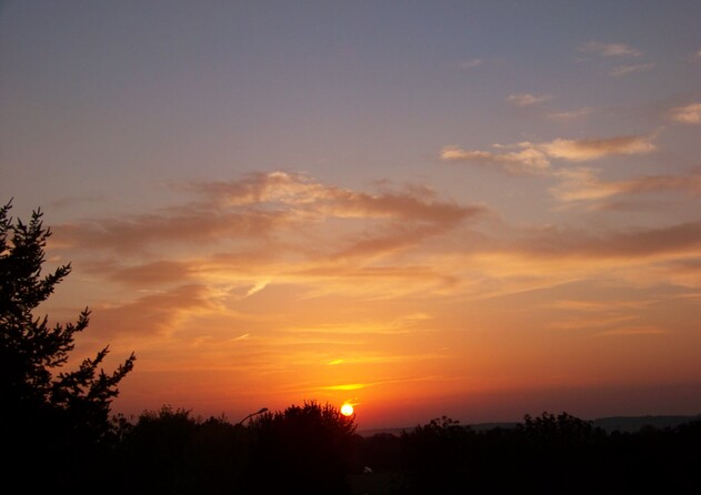 mes "lever" de soleil à defaul de ne pas  avoir le spectacle des 'coucher'  de chez moi !