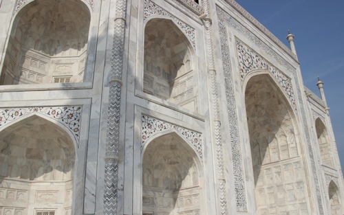 De retour d'Inde, le Taj Mahal