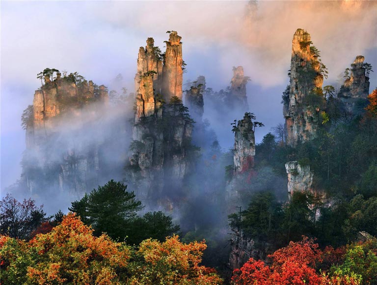 Zhangjiajie, Les Montagnes Volantes