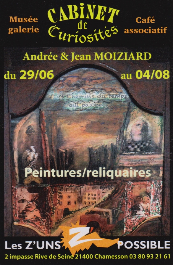Andrée et Jean Moiziard exposent leur "Art singulier" à la galerie des Z'Uns Possible de Chamesson