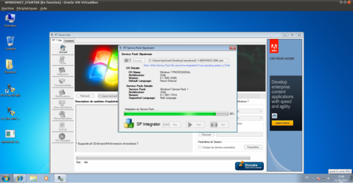 Intégrer le SP1 à l'installation de Windows 7 avec RT Se7en Lite