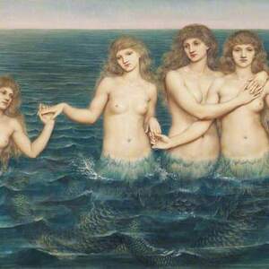 Evelyn De Morgan - the sea maidens 1885