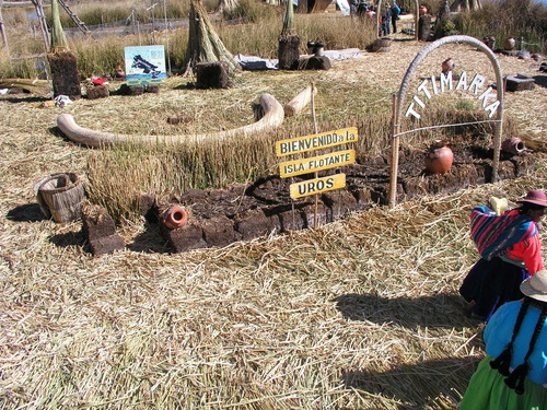 Voyage au Pérou août 2009, de Puno au Lac Titicaca,  île Uros