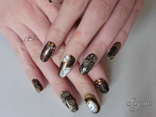 Nail Art Steampunk