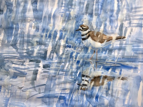 Nick Derry, le peintre des oiseaux migrateurs. 