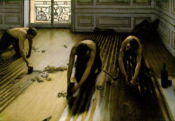 Les Raboteurs de parquet de Caillebotte