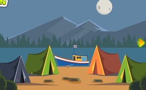 Jouer à Escape from tent boat