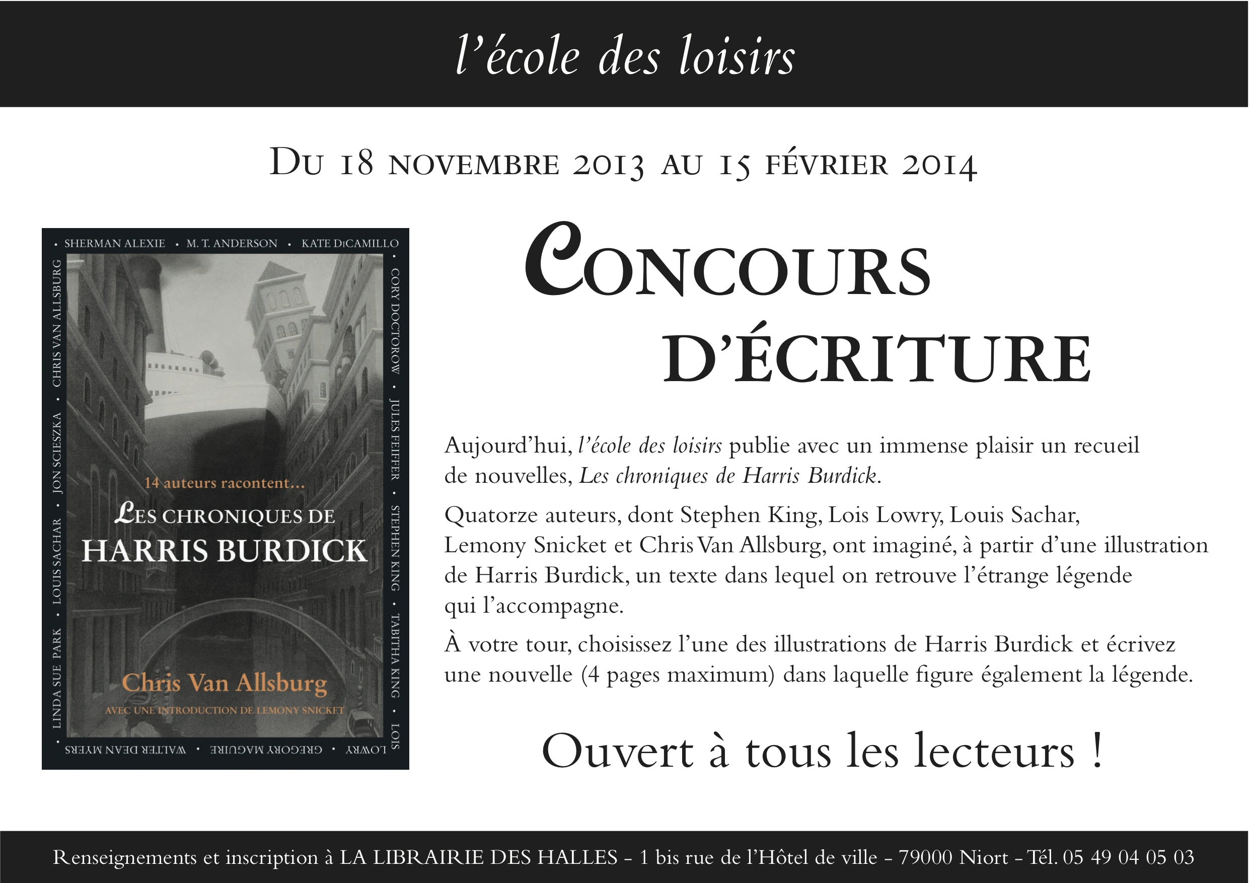 Concours d'écriture Harris Burdick