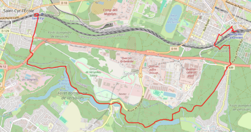 Jeudi 7 Décembre 2023: De Saint-Cyr à Versailles par les étangs de la Bièvre 12 km