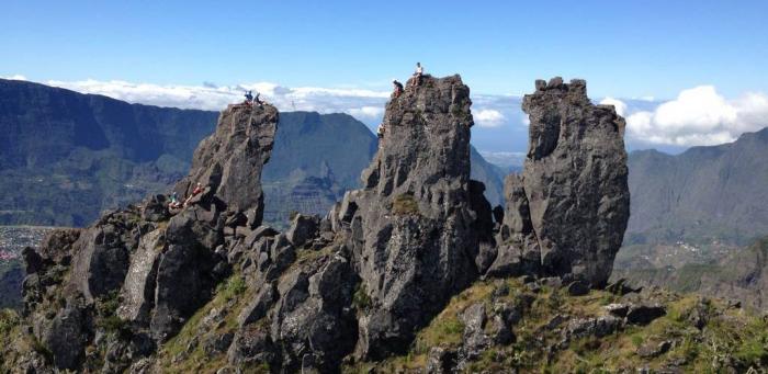 Balade Dans L'Île De La Reunion Voie Lactée Au-Dessus De L’Ile De La Réunion..