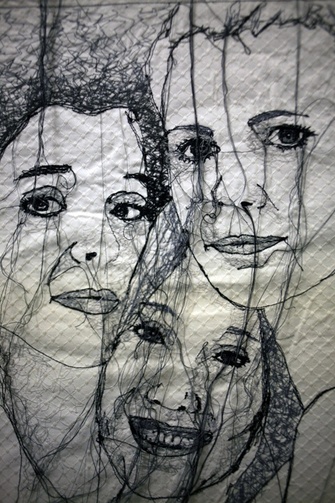 Art textile : les portraits