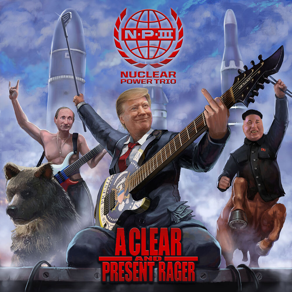Nuclear Power Trio - A Clear and Present Rager (2020)