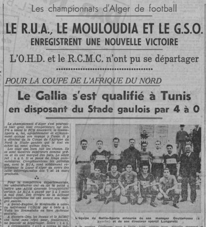 Dimanche 21.2.1937 à St Eugène MCA-USOM 6-1