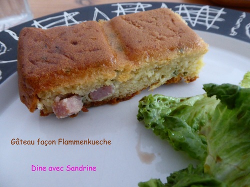 Un Gâteau façon Flammenkueche