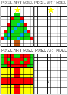 Pixel Art Noël - Autableau13