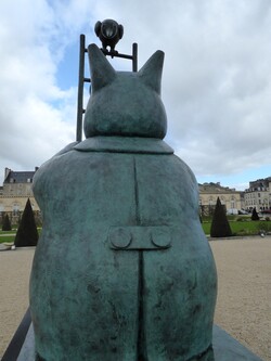 Le chat de Geluck déambule à Caen