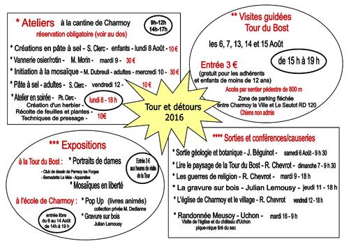 Des tours et Des Détours en Aout à Charmoy