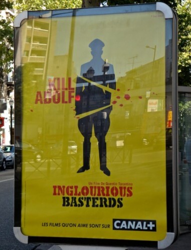 affiche canal + Inglorious basterds 2