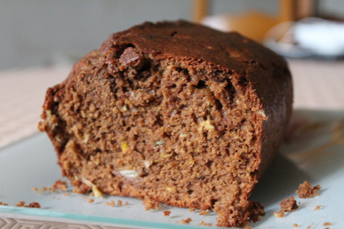 TIP TOP !! UN CAKE BANANE/CHOCOLAT